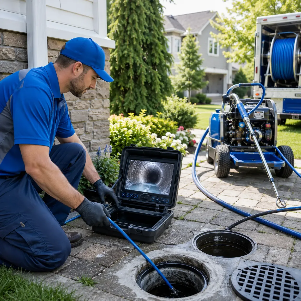 Outdoor drain cleaning professionals serving North Granville, NY